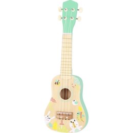 TOOKY TOY Drewniane Ukulele Gitara dla Dzieci 3+