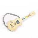 CLASSIC WORLD Drewniana Gitara Elektryczna Świecąca dla Dzieci