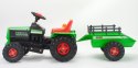 INJUSA Traktor Na Akumulator Basic 6V + Przyczepka