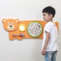 Viga Toys Sensoryczna tablica Manipulacyjna Miś Montessori