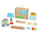 TOOKY TOY Box Pudełko XXL Montessori Edukacyjne 7w1 Sensoryczne 16-18 Mies.