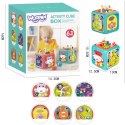 WOOPIE Interaktywna Kostka Sensoryczna Edukacyjna Montessori Sorter 6w1